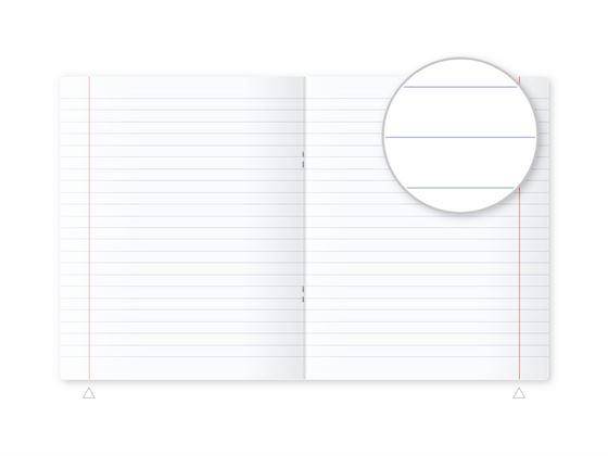 Caiet 60 foi, linie, lac selectiv  60176