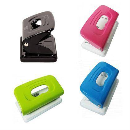 Дырокол 05 DL, до 20 листов, ассорти