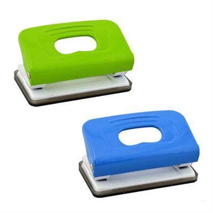 Дырокол 05 DL, до 20 листов, ассорти