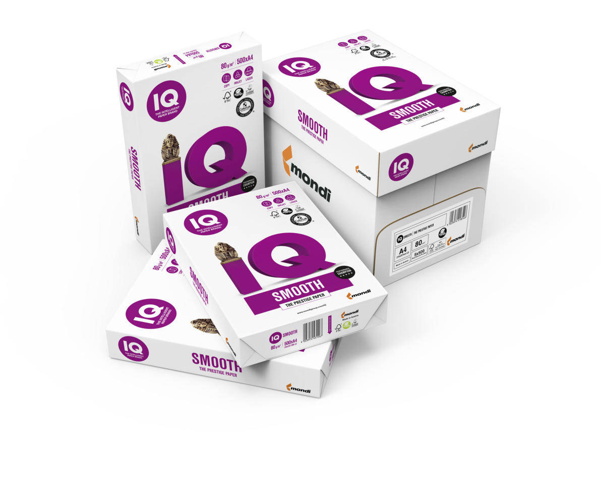 Hartie xerox, IQ Selection, A4, 100gr/m2, 500 foi, clasa A