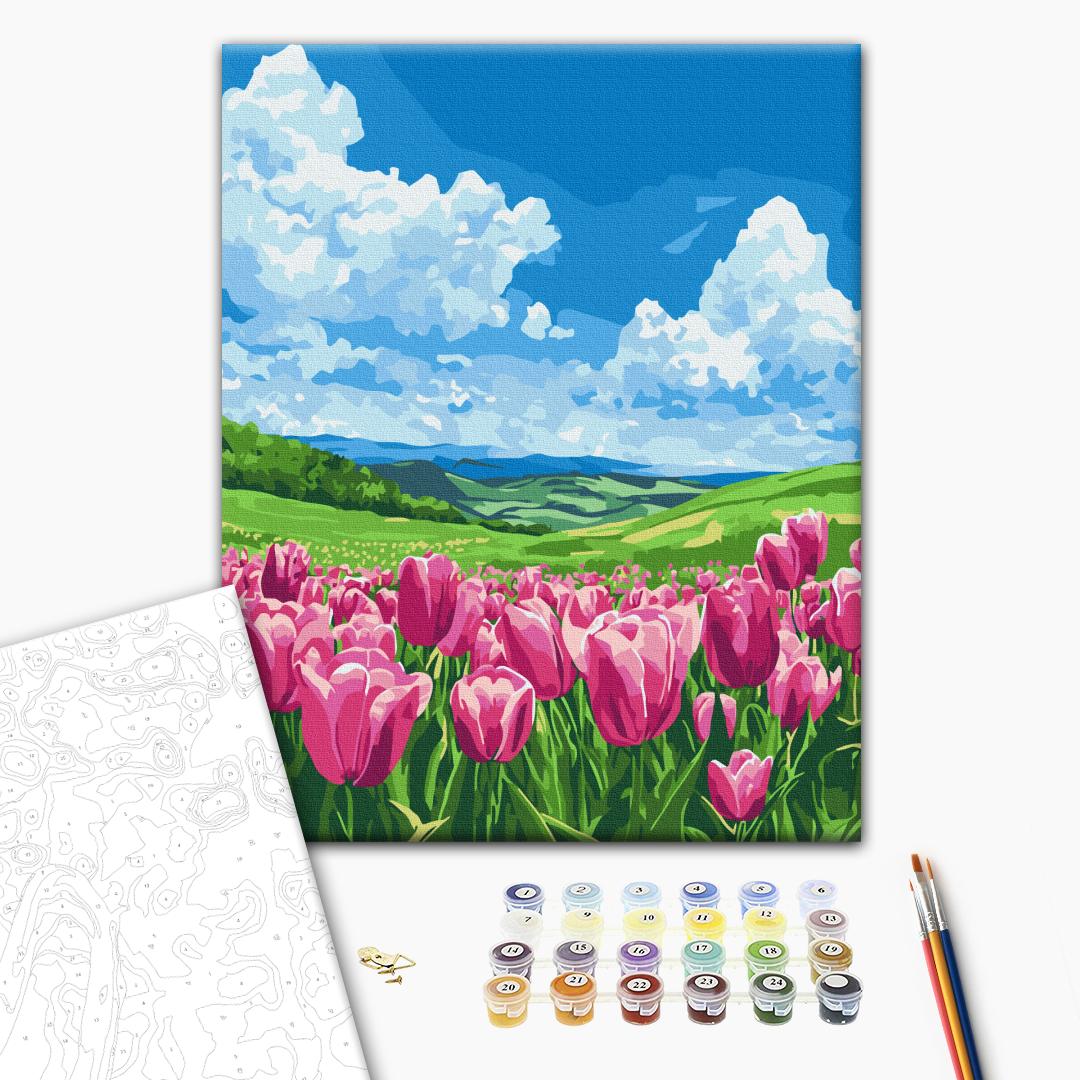 Картина по номерам 40x50см Brushme BS4278 Дыхание весны в коробке