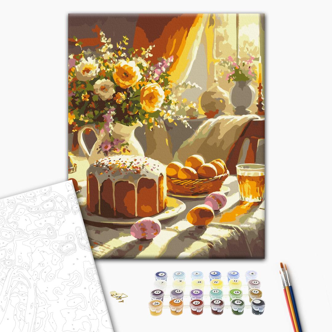Картина по номерам 40x50см Brushme BS54296 Яркое воскрешение в коробке