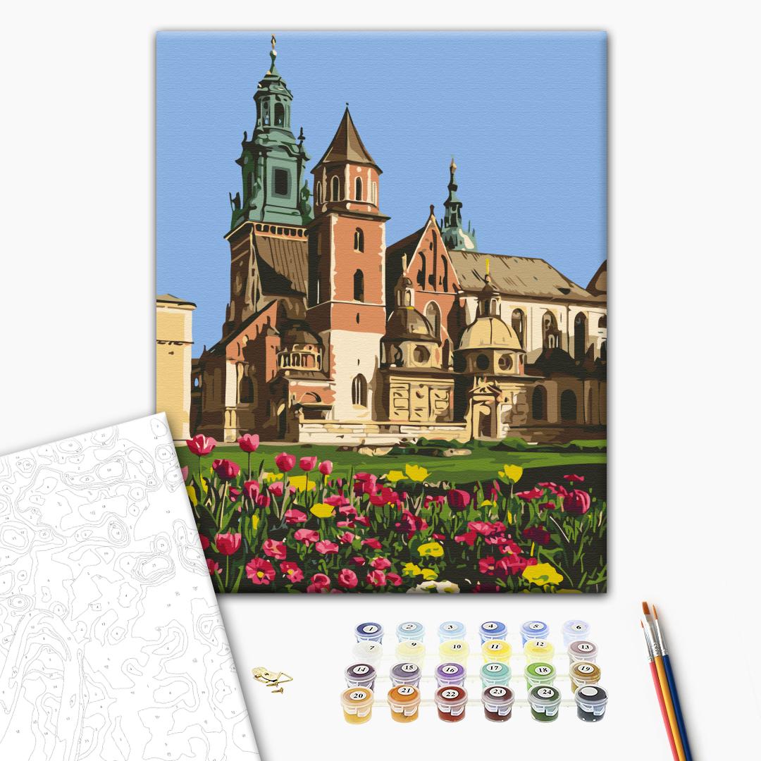 Картина по номерам 40x50см Brushme BS54533 Вавельский кафедральный собор в коробке