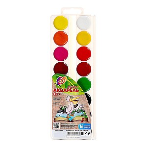 Acuarela ZOO Luci, 16 culori