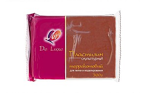 Plastilina De Luxe pentru sculptura 300 gr teracota