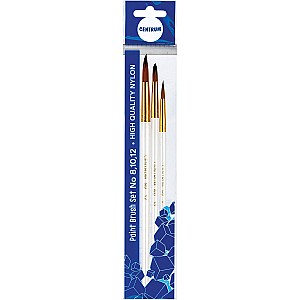 Set pensule 84683, 3 bucati, nailon: 8;10;12