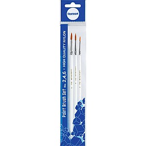 Set pensule 82374, 3 bucati, nailon: 2;4;6