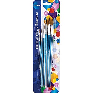 Set pensule 80656, 6 bucati, par aspru: 2;4;6;8;10;12