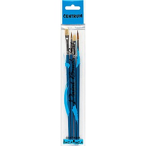Set pensule Centrum 89470, 4 bucati, nailon: 2;2;4;4