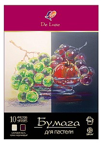 Mapa pentru pastel LUCI A4 10 foi 2 culori, DeLuxe