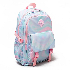 Ghiozdan ErichKrause SchoolLine 58805, 2 compartimente, albastru pastel, Holography