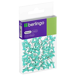 Pioneze-cuie Berlingo PN5030d, 50 bucati, albastru deschis