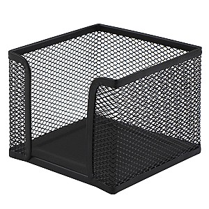 Suport pentru hartie 701Z, metalic, plasa, negru, 10*10*8cm