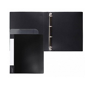 Mapa din plastic cu 4 inele 5304A HJ, A4, asortat