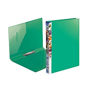 Mapa din plastic cu 2 inele Forofis 91112, A4, verde