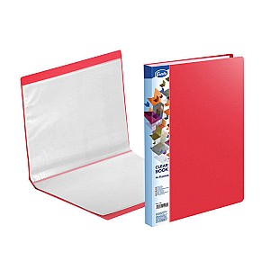 Mapa din plastic cu 30 folii 91208, A4, rosu
