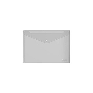 Mapa-plic cu buton ErichKrause 59125 A5, transparenta