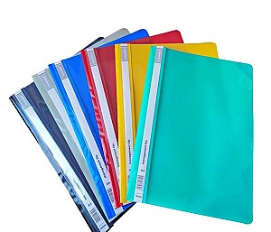 Mapa din plastic cu sina 320 CY, A4, galben