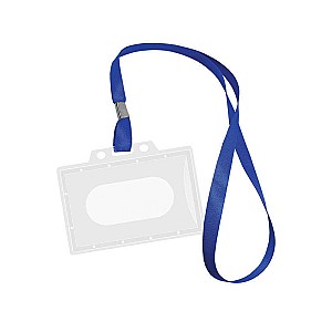 Ecuson orizontal Forofis 91639, plastic dur, 55X90mm, cu siret albastru 32 cm