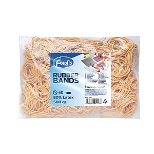 Elastic de bani FOROFIS 91221, 500 gr., diametru:40mm, galben