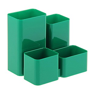 Suport pentru rechizite OP310 Junior, plastic, verde