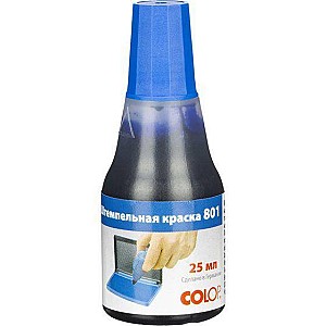 Vopsea pentru stampila Colop, 25 ml., albastra