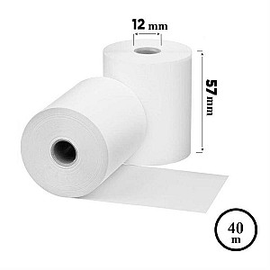 Role termo 57mm x 40m