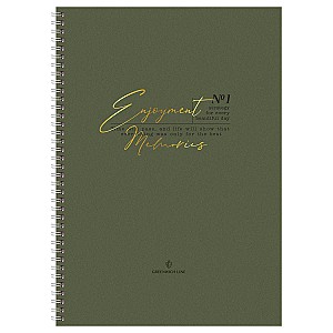 Caiet A4 80 foi patratele 56901 pe spirala, laminare mat, 80gr