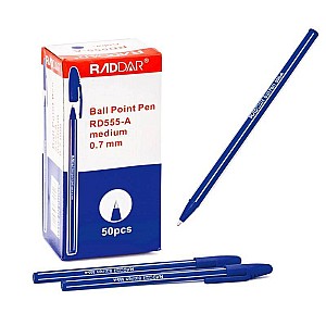 Pix cu bila AIHAO 555, 0,7 mm, albastru