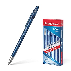 Pix gel Scrie-Sterge ErichKrause 45211 R-301 Magic Gel Stick, 0,5 mm, albastru