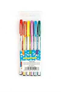 Set pixuri gel AIHAO 563, 0.7 mm, 6 culori