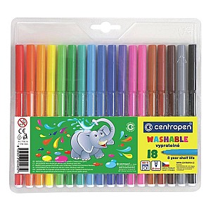 Set carioci 7790, 18 culori