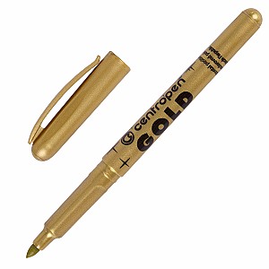 Marker permanent Centropen 2690, 1,5-3mm, auriu