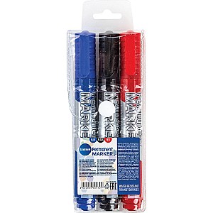 Set markere permanent Centrum 80470, 2-5 mm, 3 culori