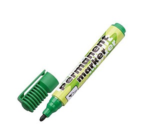 Marker permanent Centrum 80994, 2-5 mm, verde