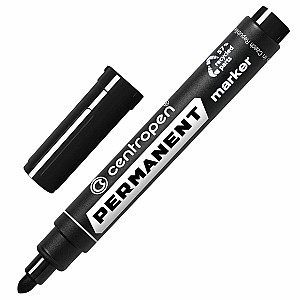 Marker permanent Centropen 8566, 2,5mm, negru