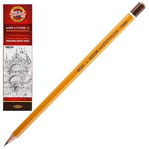 Creion simplu Koh-I-Noor 1500, 4B, hexagonal