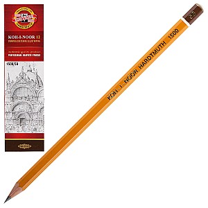 Creion simplu Koh-I-Noor 1500, 5B, hexagonal