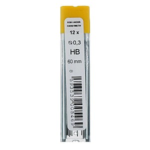 Rezerva creion mecanic Koh-I-Noor 4132 HB, 0,3 mm, 12 bucati