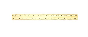 Rigla lemn 25 cm