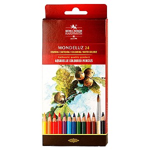 Creioane colorate acuarela Koh-I-Noor 3718 Fructe, 24 culori