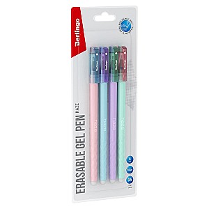 Set pixuri Scrie-Sterge Berlingo CGp502144 Haze 0,5 mm, 4 bucati, albastre