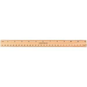 Rigla lemn Centrum 30 cm 80942