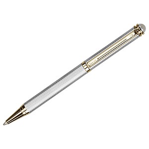 Pix cu bila metalic LUXOR Elan 210026 corp argintiu/auriu, 1,0 mm, albastru