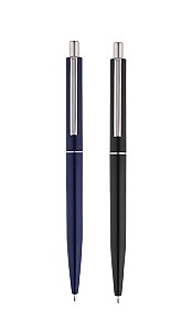 Pix cu bila automat LUXOR Crux 12292-94, corp albastru si negru, 0,7 mm, albastru
