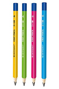 Creion simplu Centropen 9512/01 JUMBO HB triunghiular, asortat