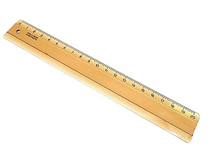 Rigla din plastic Koh-I-Noor 20 cm 742552 cafeniu-transparenta