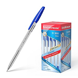 Pix cu bila ErichKrause 43184 R-301 Classic, 1,0 mm, albastru