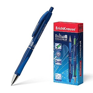 Pix cu bila pe ulei ErichKrause Megapolis Concept 31, 0,7 mm, albastru