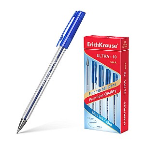 Pix cu bila pe ulei ErichKrause 13873 ULTRA-10, 0,7 mm, albastru